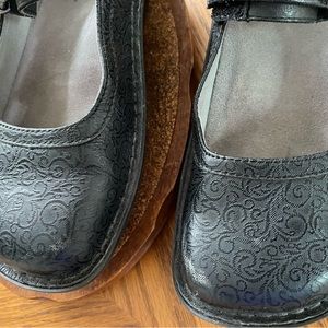 Alegria Mary Janes with velcro closure strap